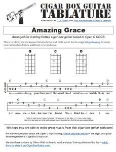 Click the image above to view the printable tablature sheet.