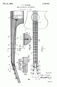 Patent - 1923 - US1446758 - Gibson Truss Rod Screen Shot