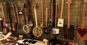 Selling Cigar Box Guitars at a Festival