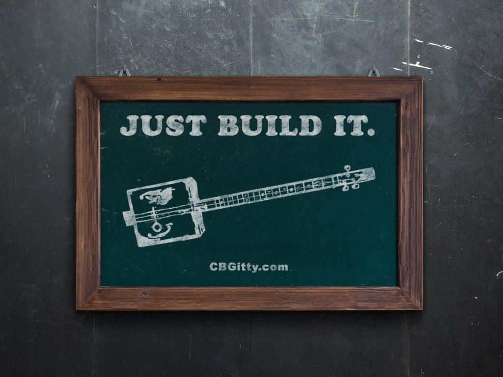 Just Build It - Cigar Box Guitar Chalkboard