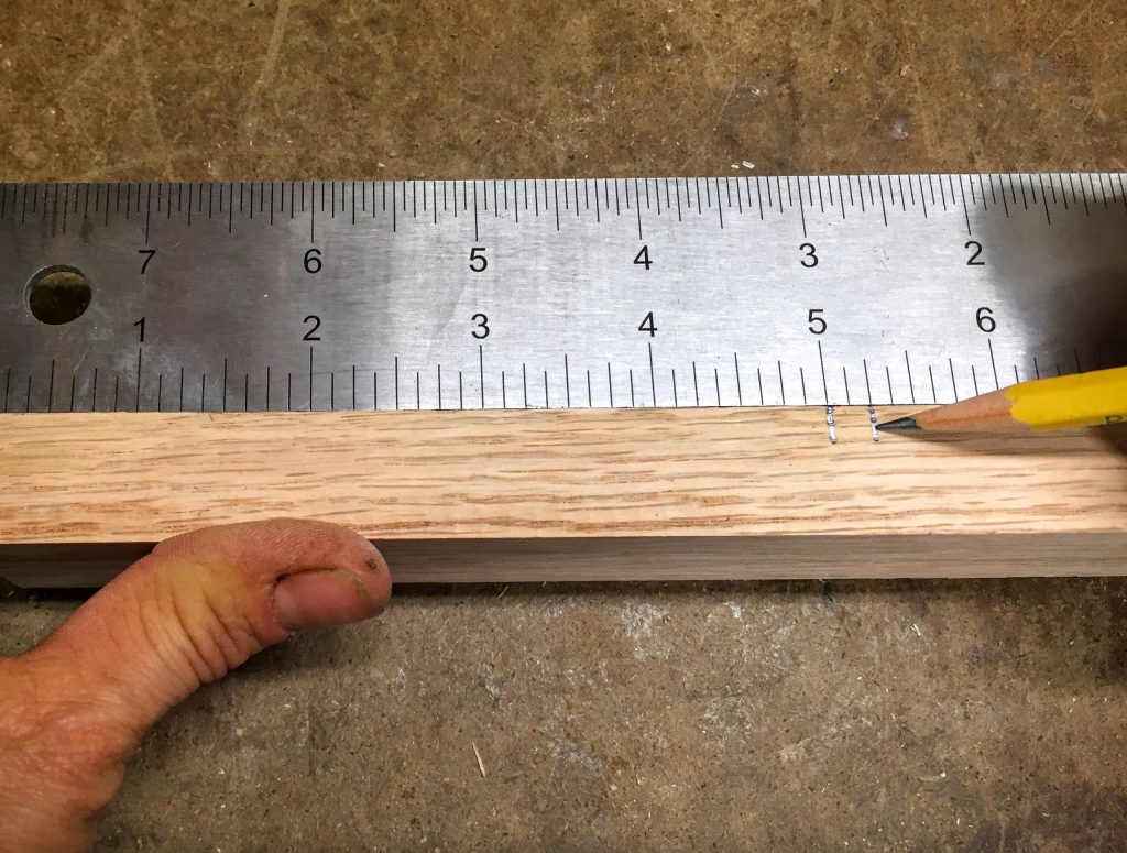 1 Measure length of straight headstock