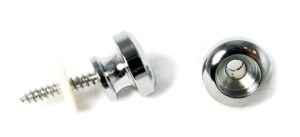 Basic chrome strap buttons from C. B. Gitty