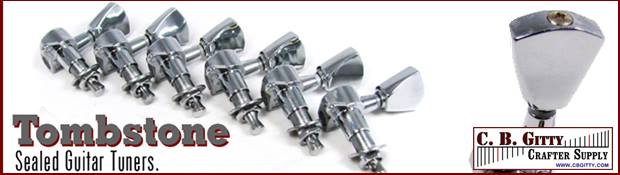 Chrome Tombstone Tuners from C. B. Gitty