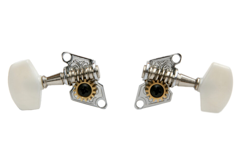 C. B. Gitty open-gear chrome tuners